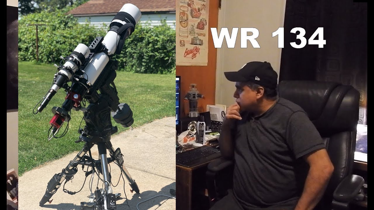 Astrophotography:  Capturing a Very Faint Object (WR 134)