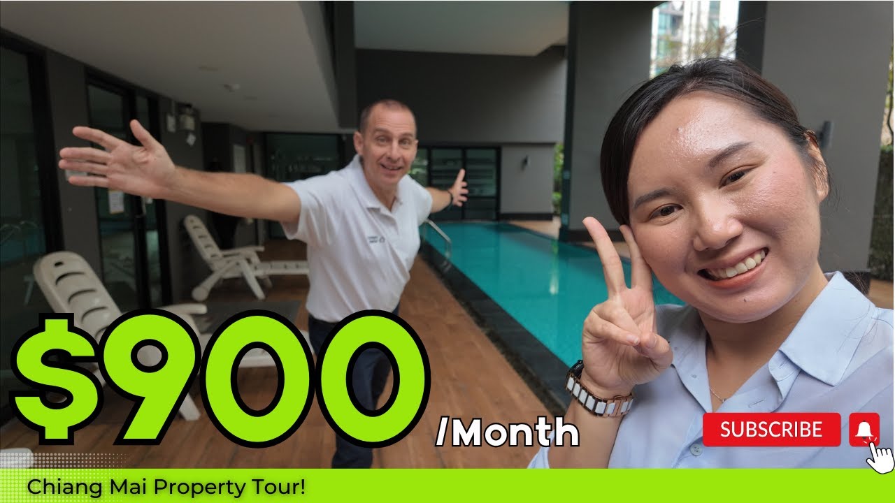 $900/Month - Luxurious Two-Bedroom Condo Tour in Chiang Mai - What do you think of this condo?