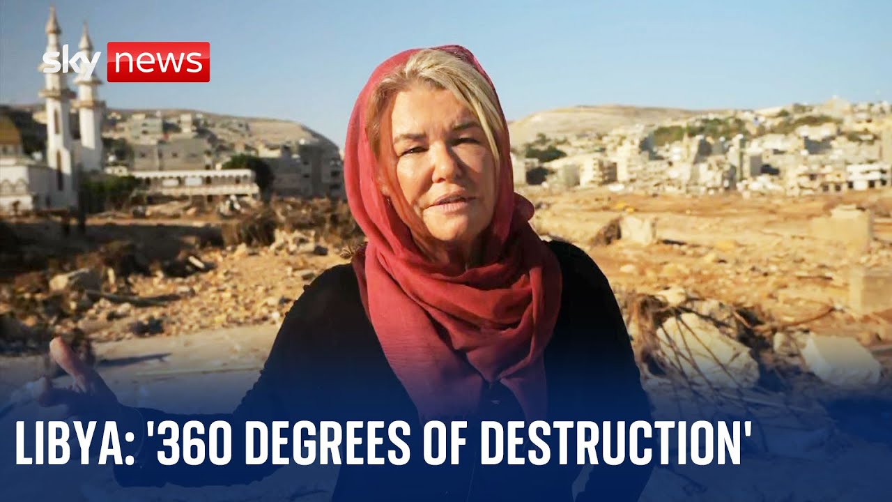 Libya floods: Disaster 'cut a swathe right through the centre of town'