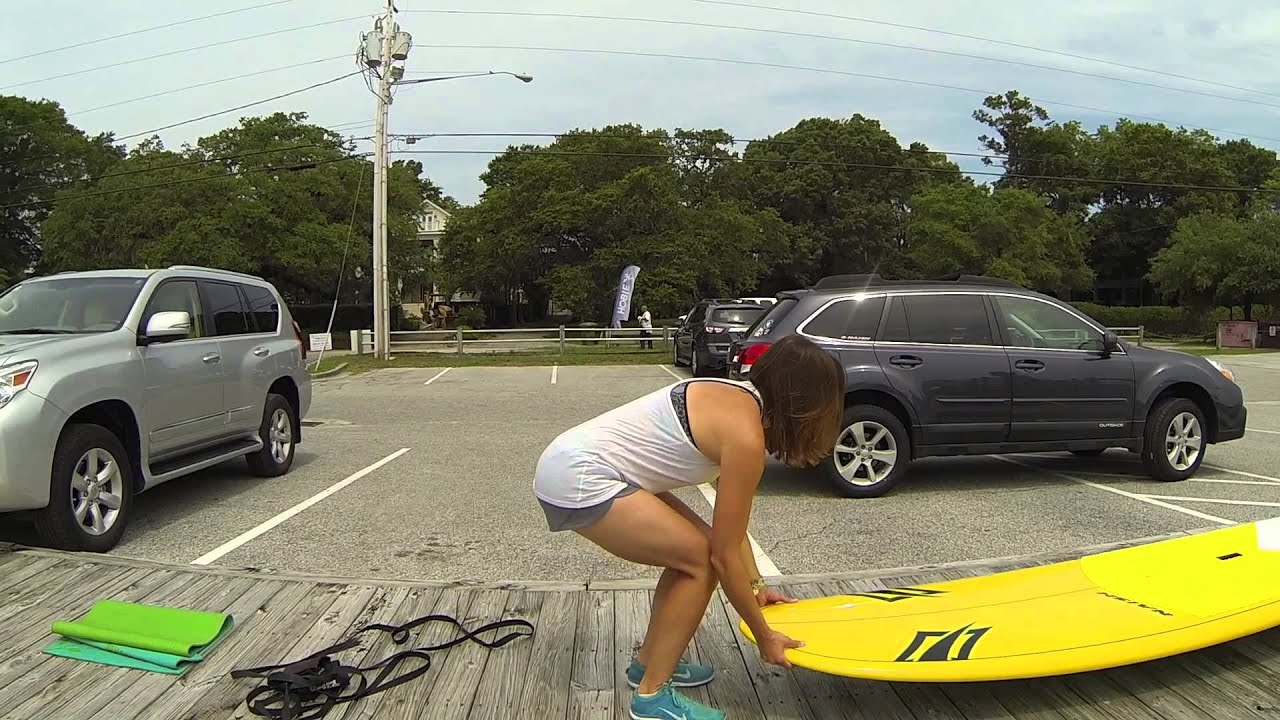 How to load your SUP board onto your car
