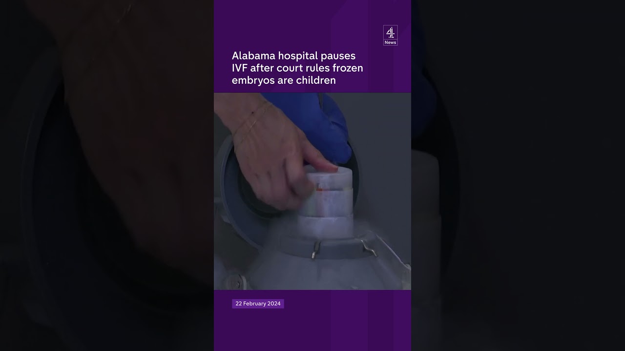 US hospital pauses IVF after embryos deemed children