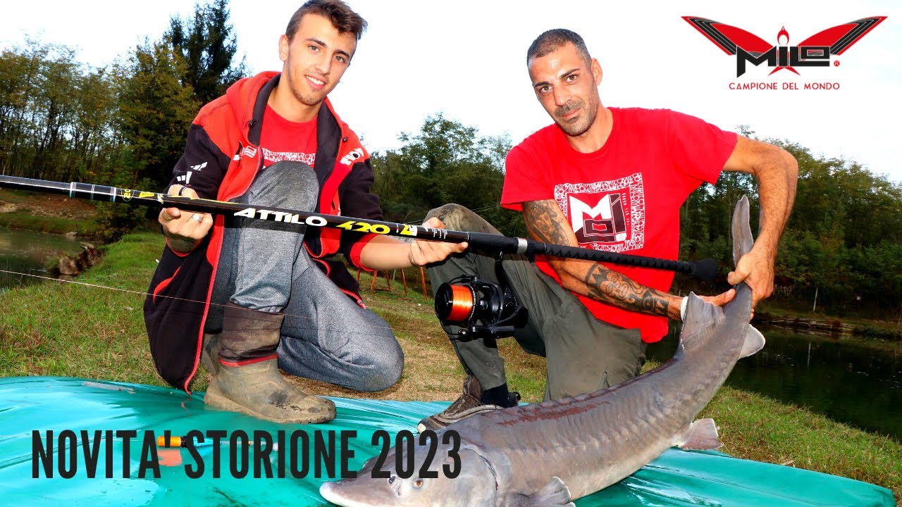 MILO TV STORIONE - Quale Canna e Mulinello scegliere per la Pesca allo Storione