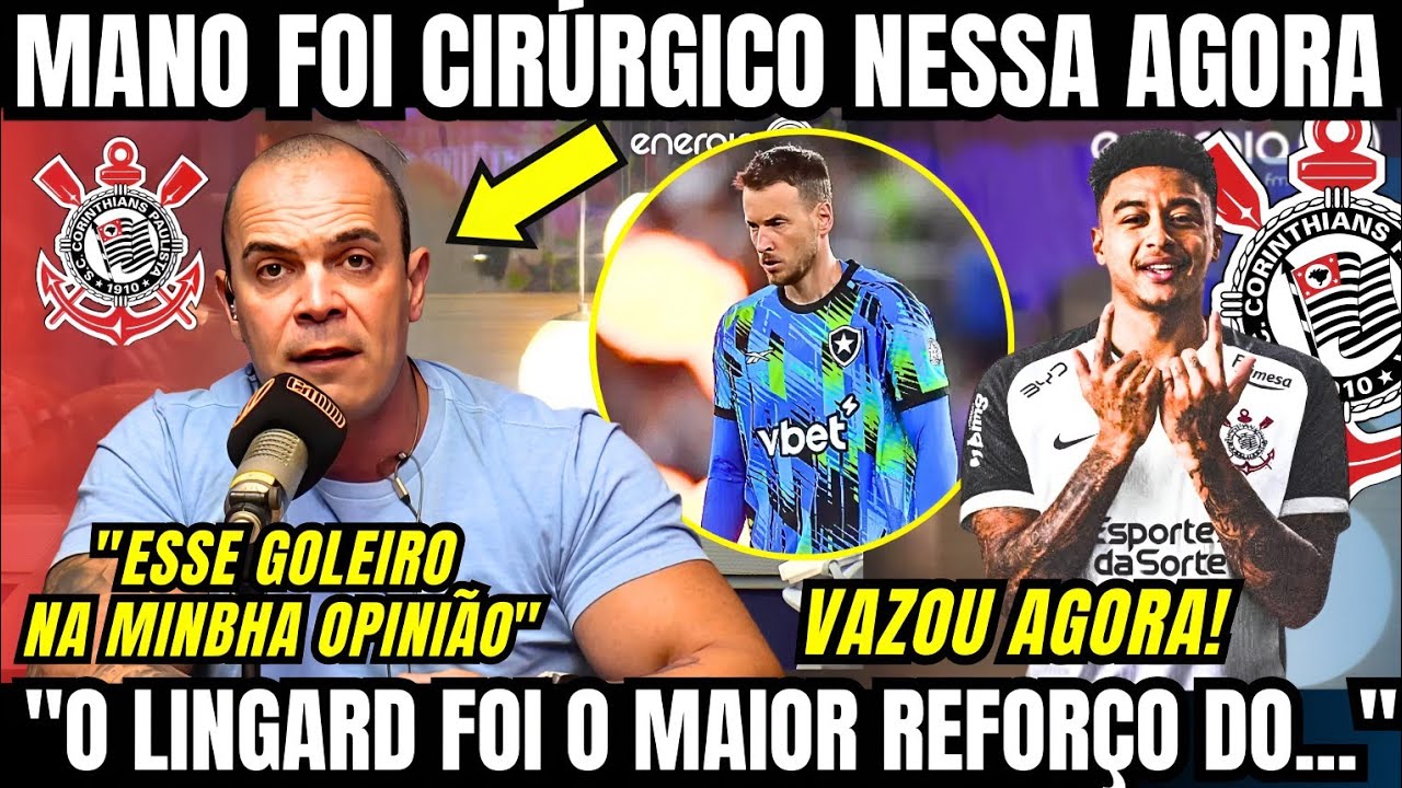 MANO FALOU SOBRE O FIM DO MERCADO DA BOLA DO CORINTHIANS E MANDOU O PAPO PRA FIEL TORCIDA AGORA 