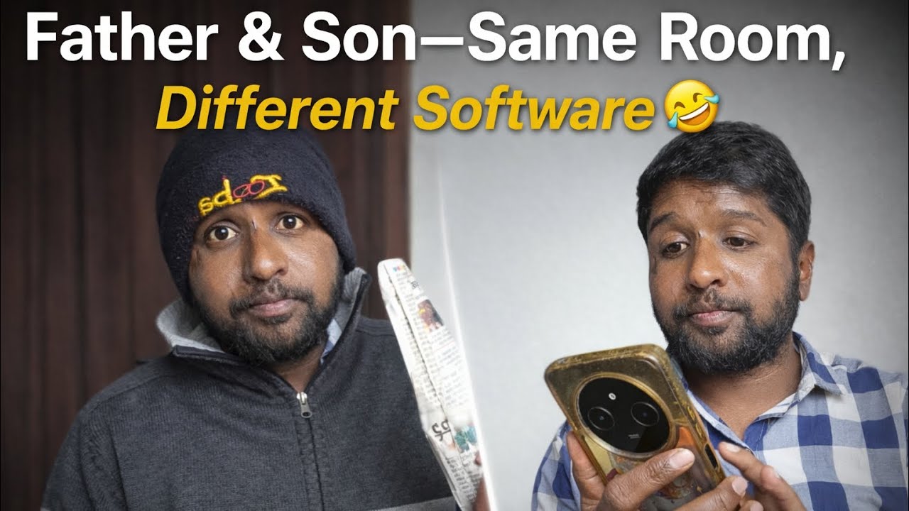 Father & Son - Same Room Different Software 🤣🤣