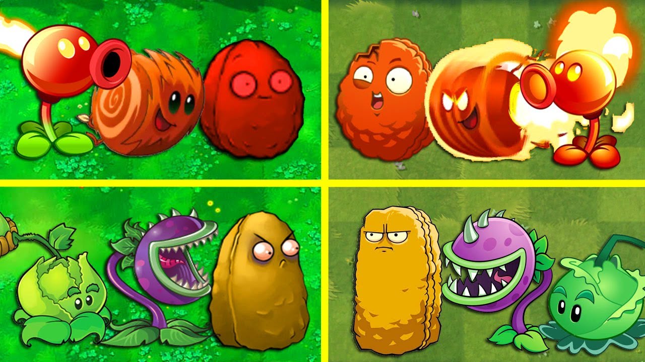 Random Team Plants PVZ 1 vs PVZ 2 - Which Team Plants Will Win?