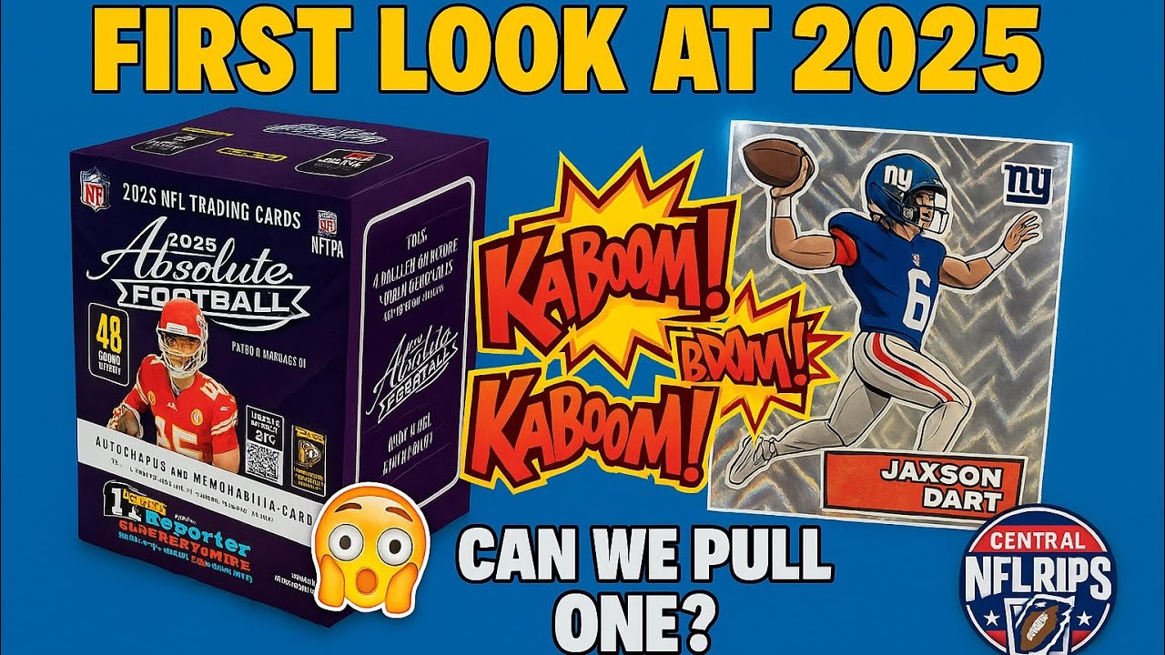 2025 Absolute Football Blaster Box — CAN WE HIT A KABOOM?! 😳🔥