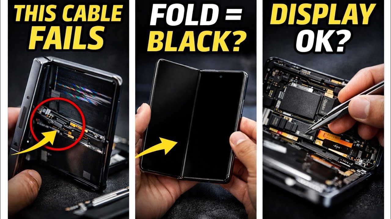 Samsung Z Fold 4 Teardown 🔥 Inner Flex / Strip Issue EXPOSED | Before Costly Display Damage