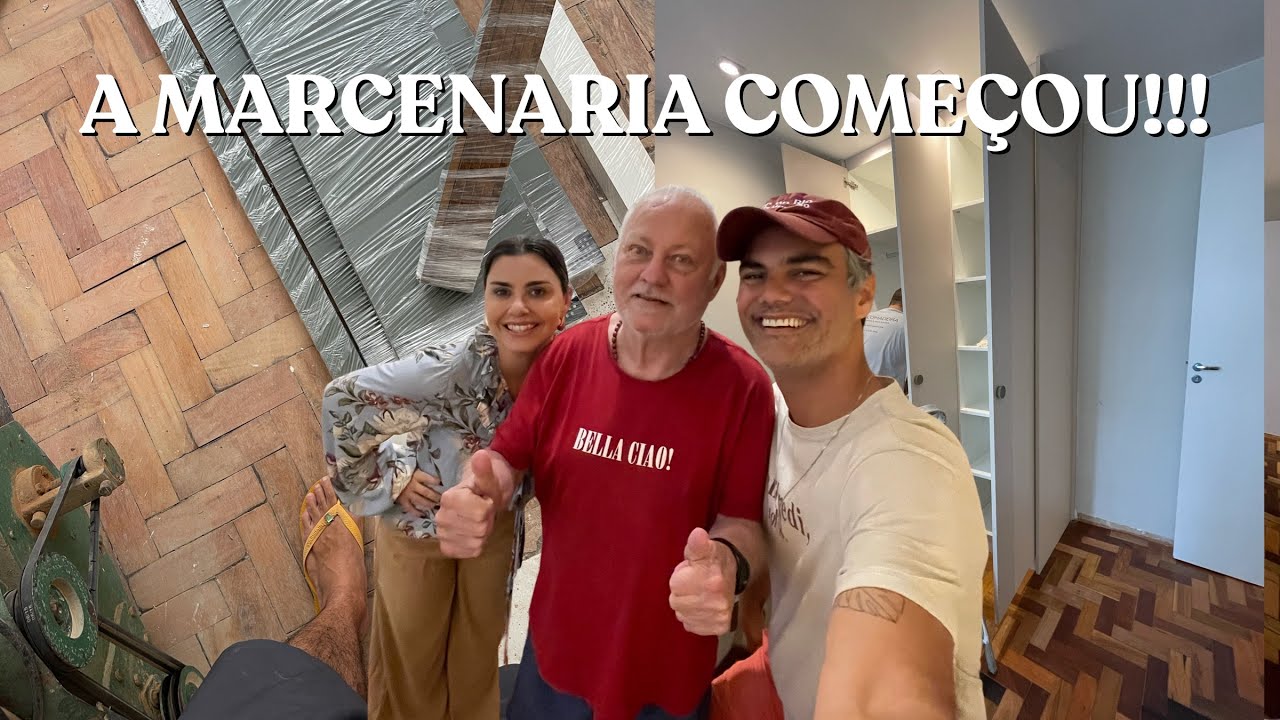 A OBRA DO MEU PAI VAI ATRASAR! A MARCENARIA COMEÇOU!! EMOÇÃO DEMAIS! SERÁ QUE EU VOU DESANIMAR? VLOG