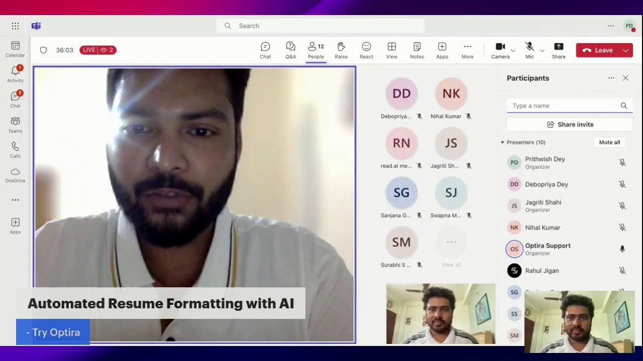 Automate Resume Formatting Process with AI - Live Demo