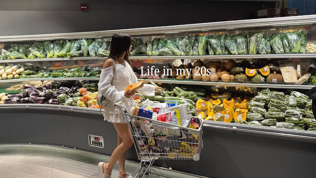 Life in my 20s | grocery shopping, rebuilding healthy habits, taking seamoss, home deep clean