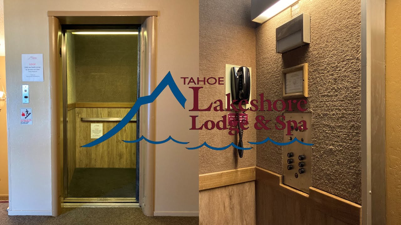 Amazing OTIS Black Button Traction Elevator - Tahoe Lakeshore Lodge & Spa - South Lake Tahoe, CA