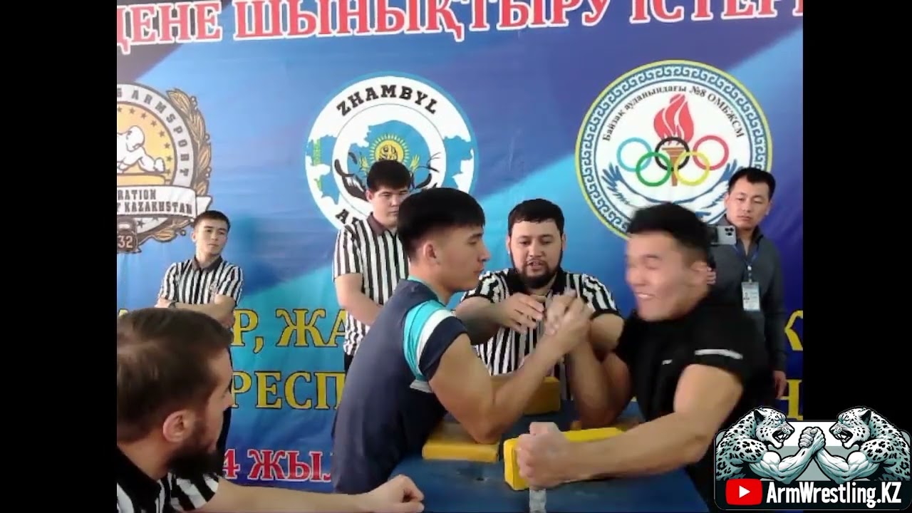 Молодежь мужчины 75 кг, левая и правая рука - Чемпионат Казахстана Март 2024. г. Тараз
