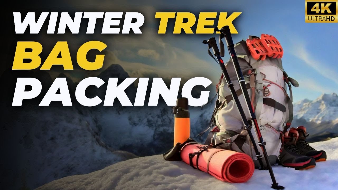 Bagpack for KEDARKANTHA trek | Winter Trek Backpacking | Kuari Pass Brahmatal Sandakphu  Chadar #4k