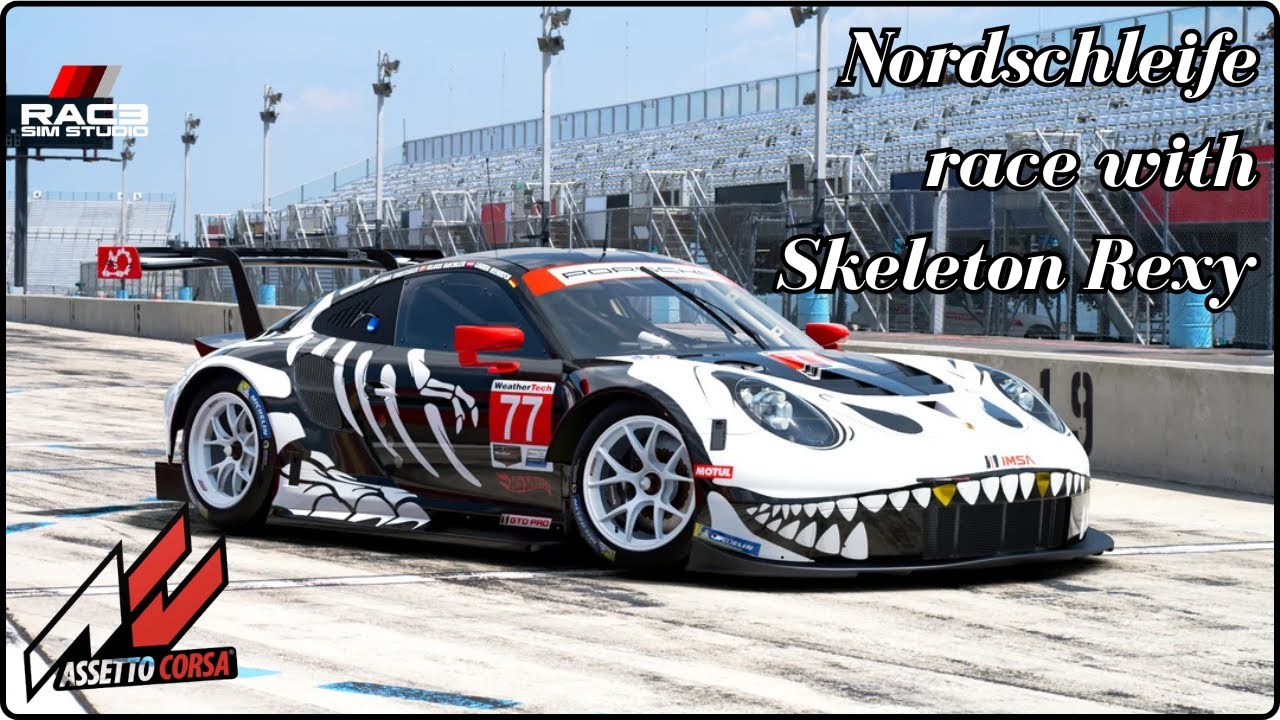 Nordschleife race with Skeleton Rexy
