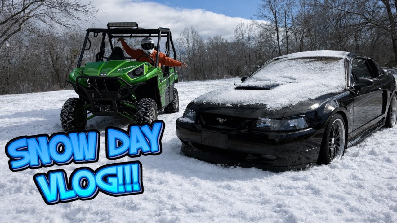 We got trapped during the Winter Storm... (SNOW DAY VLOG!)