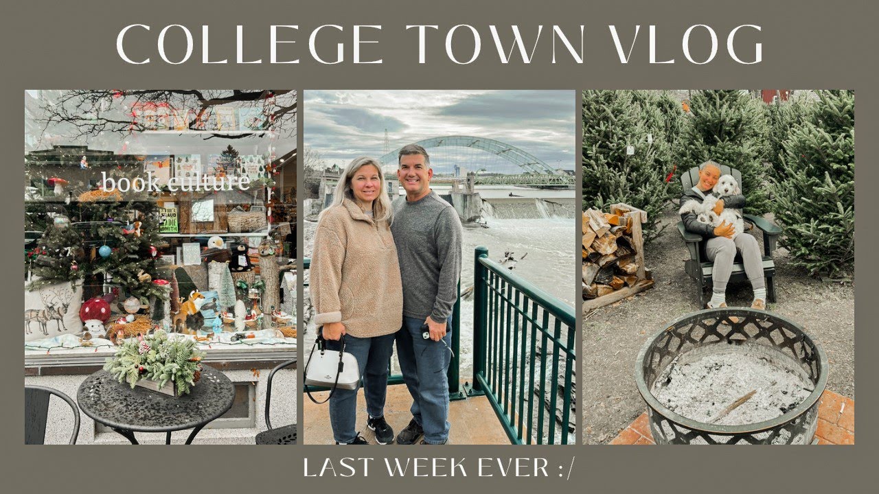 Last week in my college town, Rochester NY | Vlogmas - Christmas themed 🌲🧦🫶