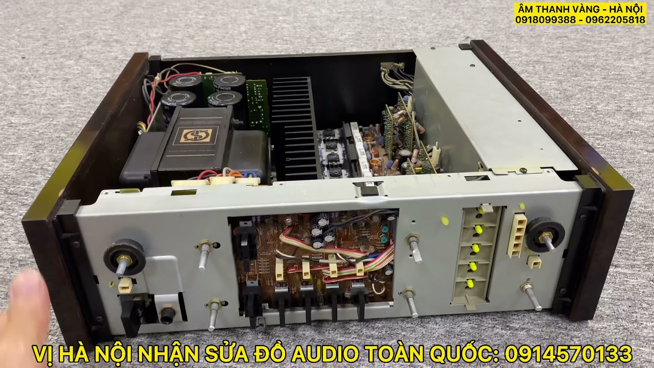 CÁCH BẢO DƯỠNG ÂM LY SANSUI DỄ NHẤT (LOẠI NÚT ẤN NHẢ) AI CŨNG LÀM ĐƯỢC (VIDEO BỔ SUNG)