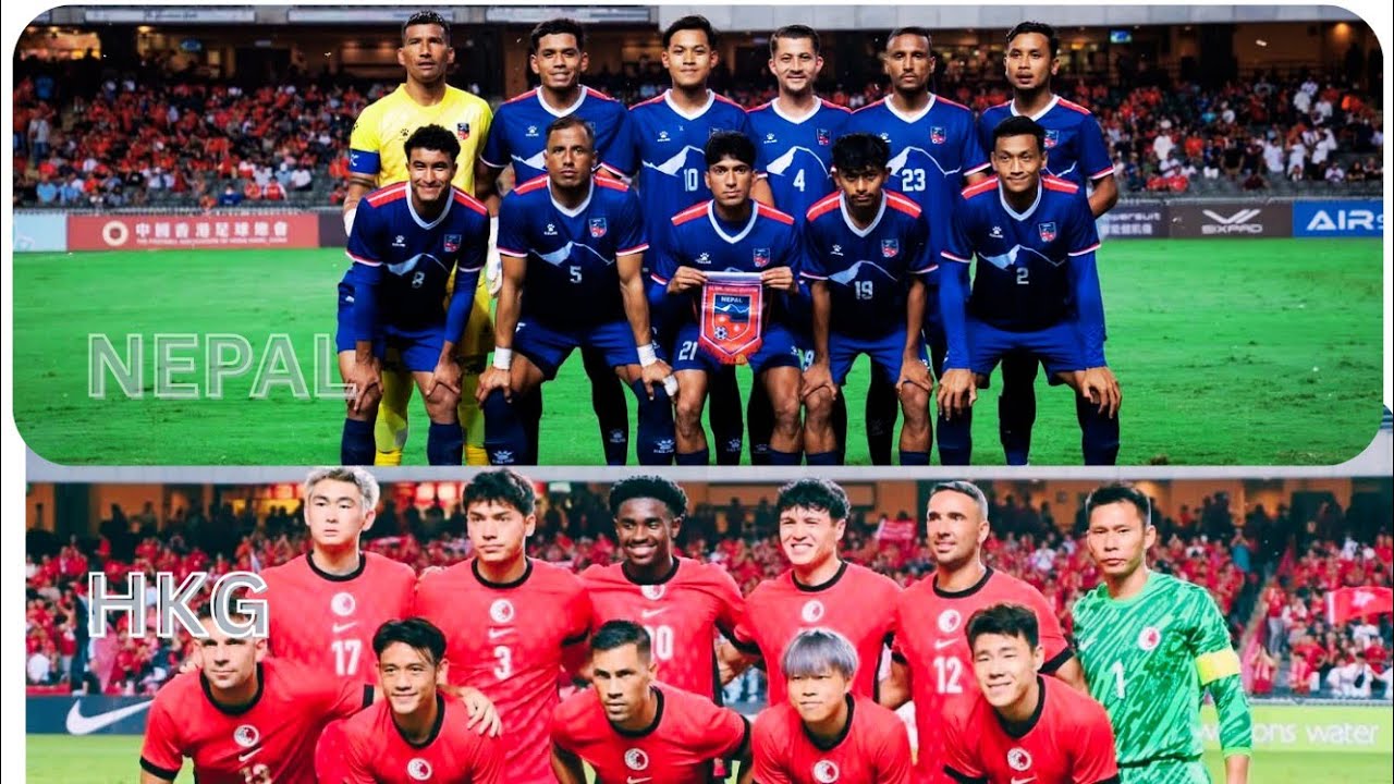 HONG KONG  🇭🇰  VS  NEPAL  🇳🇵 Football Friendly Match ⚽️ In  Hong Kong Stadium  #nepal #hk #football