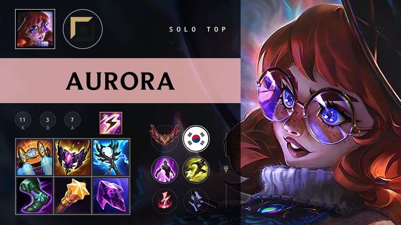 Aurora Top vs Ambessa - KR Grandmaster Patch 26.10