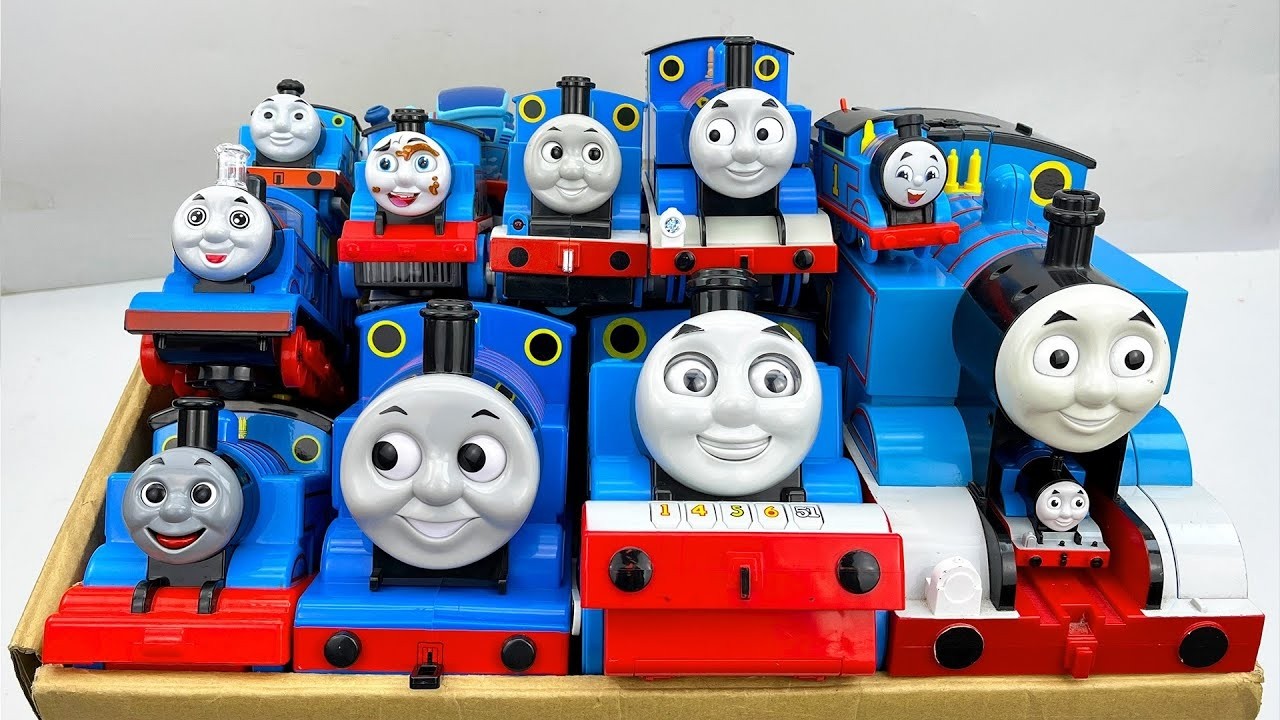 Merakit Mainan Kereta Api Thomas and Friends, Tayo Si Bus Kecil , Unboxing Mainan Kereta Api ASMR 45