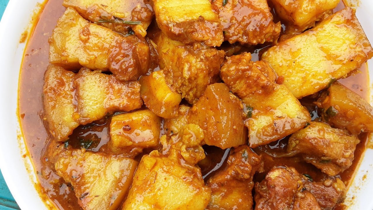 Delicious pork meat cooking recipe | Pork fatty meat curry gravy