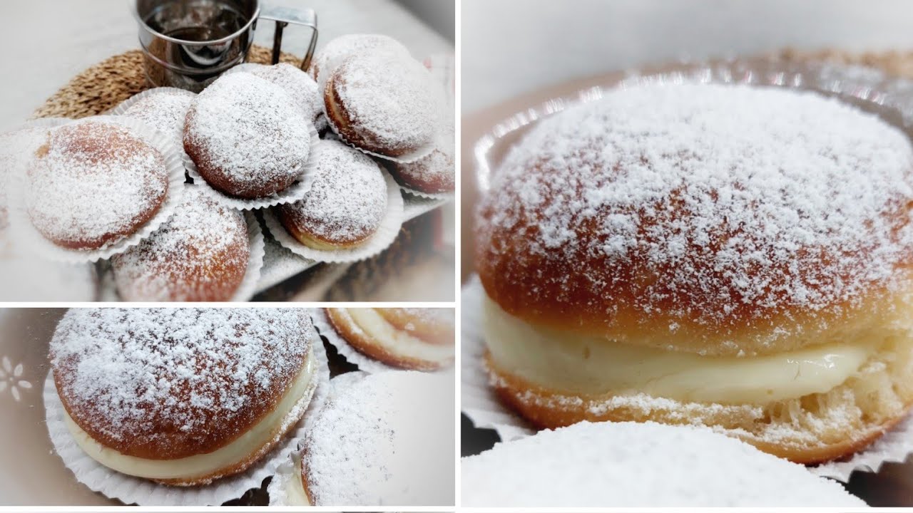 🥯Beignets Fourrés à la Crème Pâtissière Recette Facile Rapide