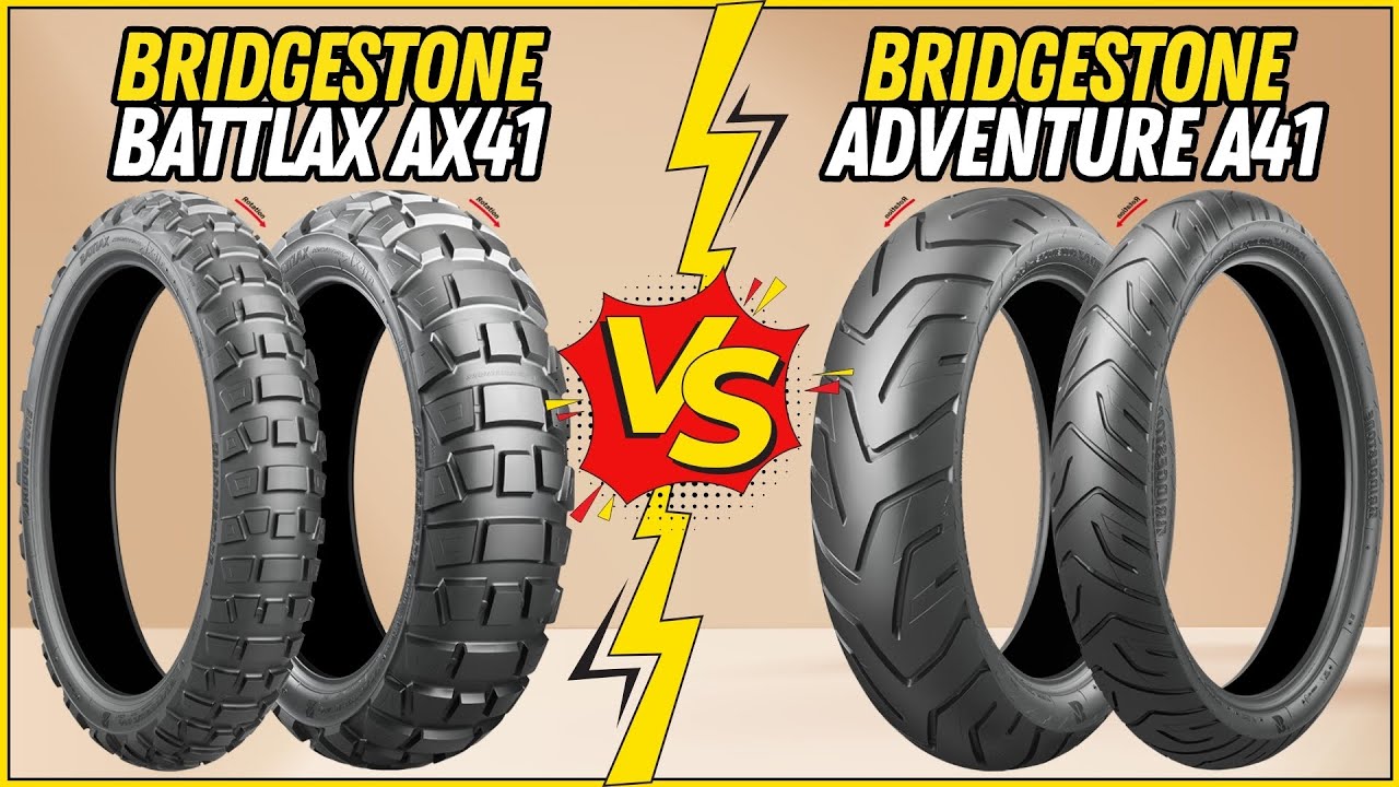 Bridgestone Battlax Adventurecross AX41 против Bridgestone Battlax Adventure A41