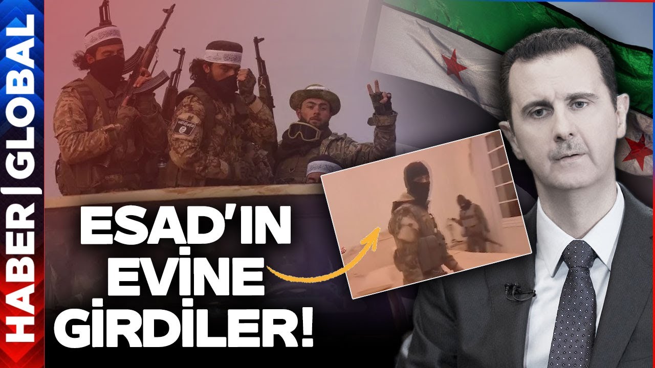 Esad'ın Evine Baskın! Halep'i Rejimden Alan Muhalifler Esad'ın Evini Ele Geçirdi!