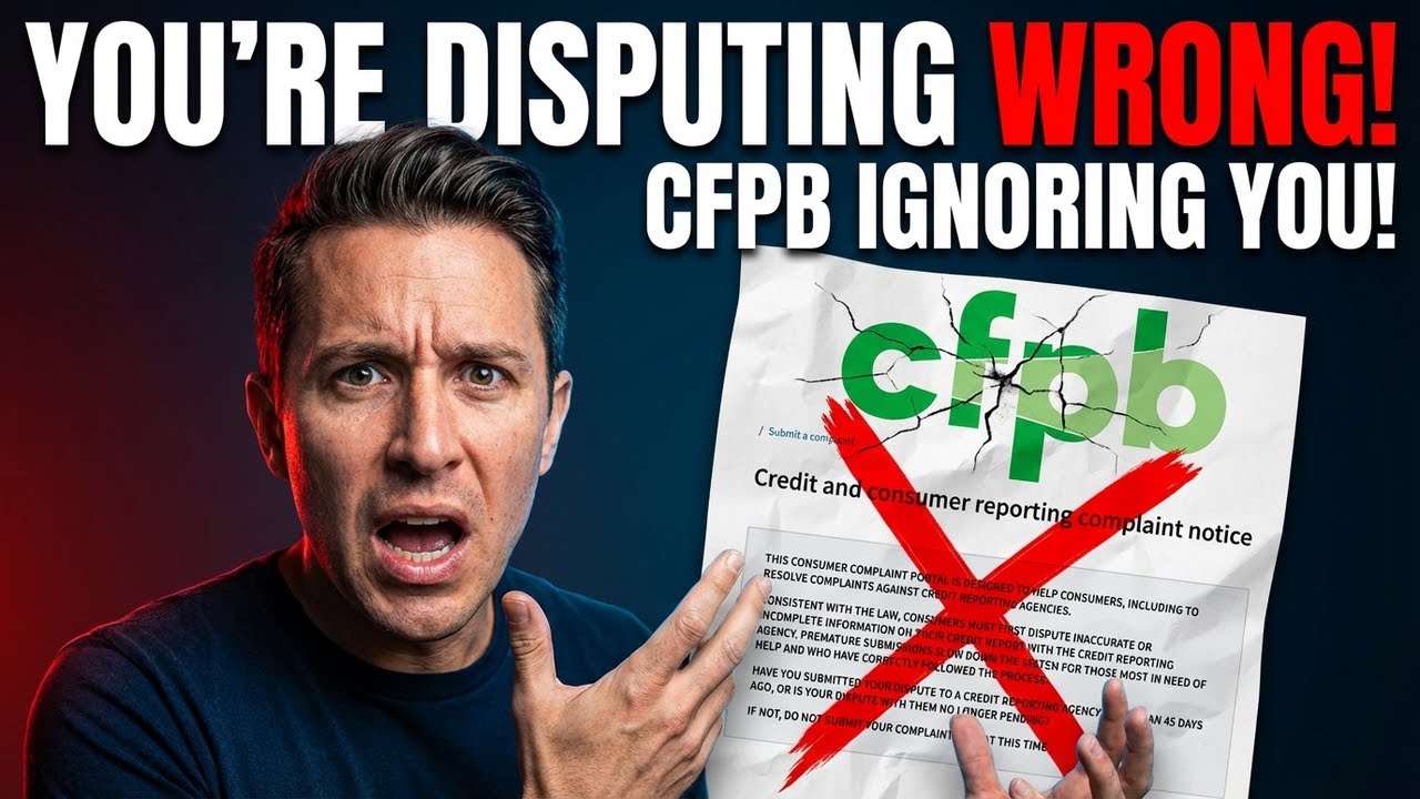 🚨 CFPB Is IGNORING Complaints! You&rsquo;re Disputing Credit WRONG #creditrepair #crediteducation