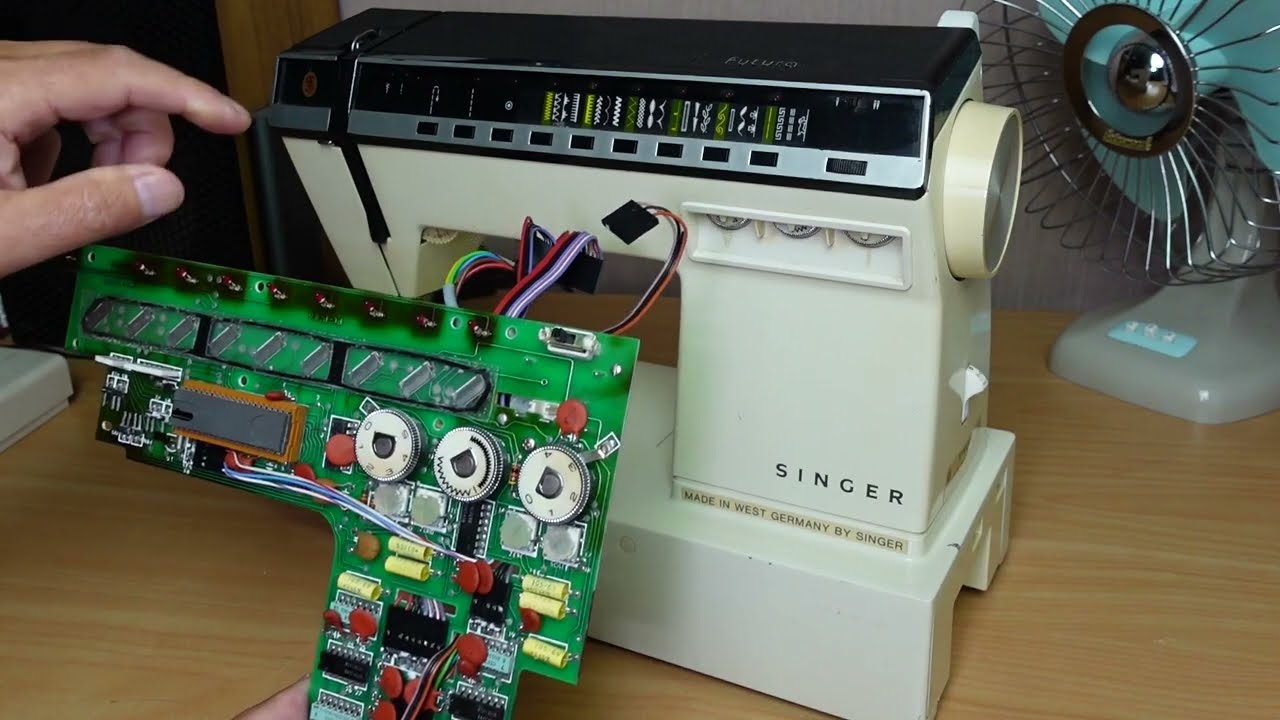 '70s Singer Futura 1000 Sewing Machine - Part 1 - Troubleshooting - Top Tensioner, Buttons and More
