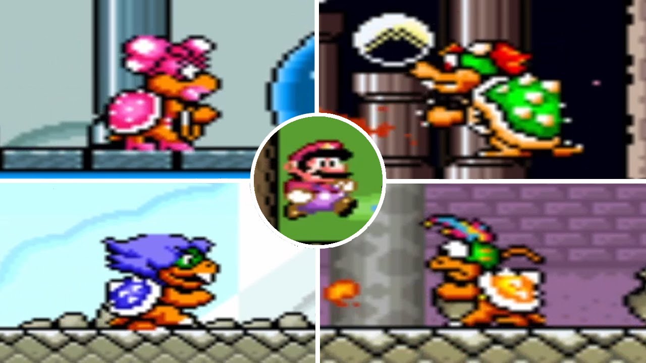 Game n°178 - Super Mario World : The 12 Magic Orbs ( Hackrom ) ( SNES ) All bosses
