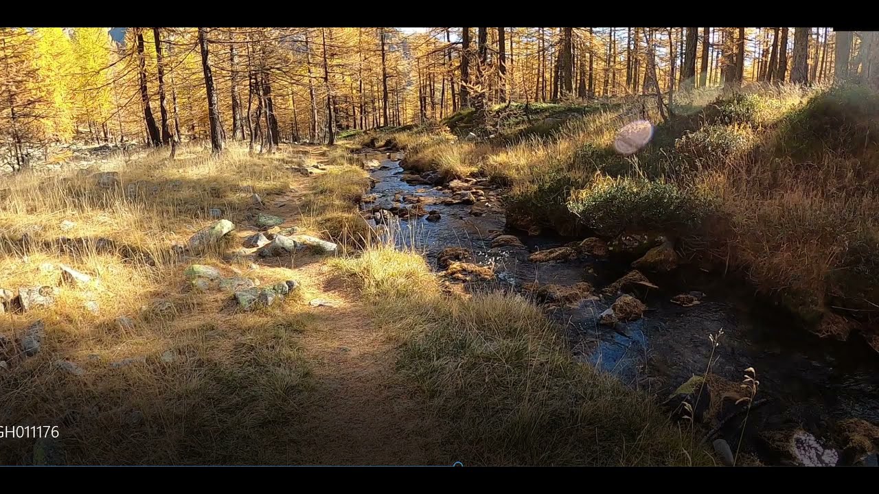 Le Mercantour en automne des couleurs magnifiques vers la cabane de Braisse