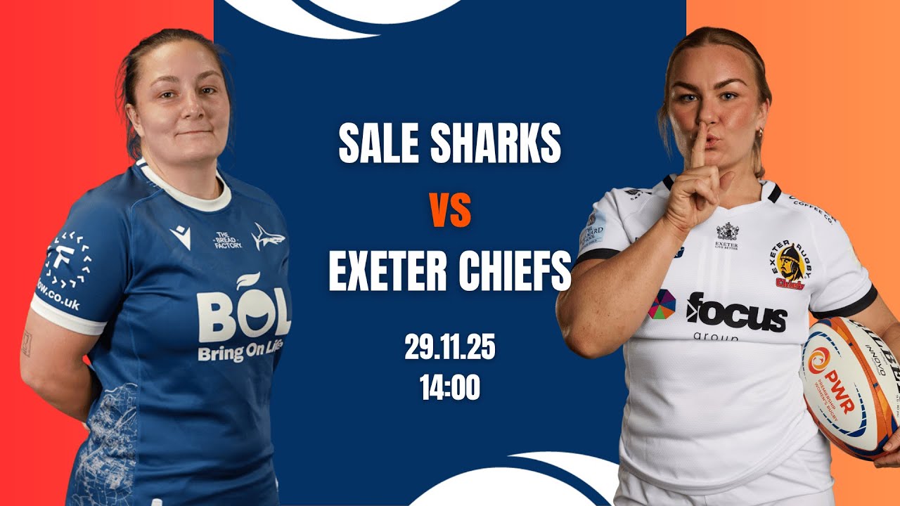 LIVE Premiership Women's Rugby | Sale Sharks v Exeter Chiefs