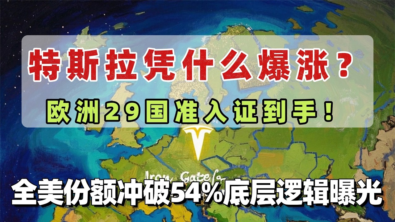 马斯克联手荷兰敲开欧洲大门！特斯拉千万订阅潮即将来袭，这才是AI转型的真正财富密码！#股票#美股#投资