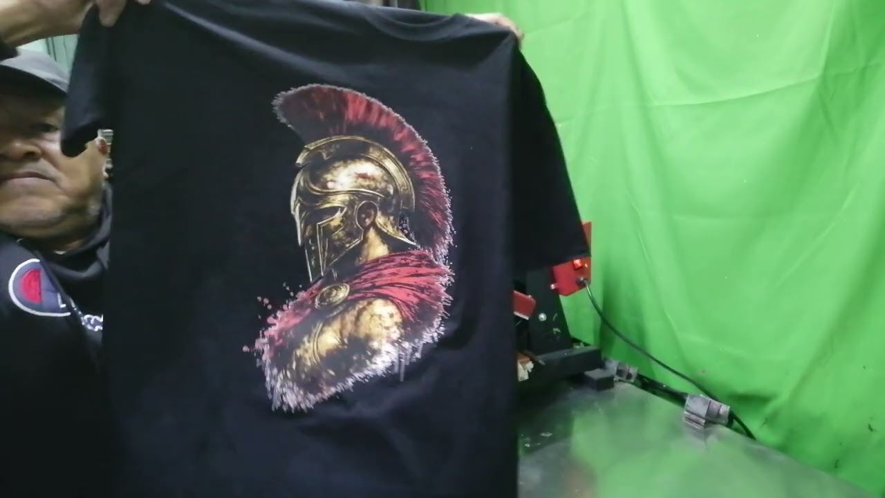 PLANCHANDO DTF FRENTE Y VUELTA