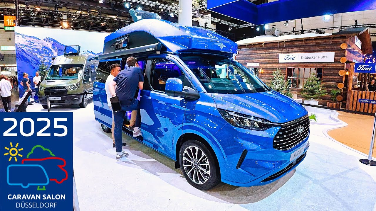 WESTFALIA NUGGET L2 HIGH ROOF 2026 CARAVAN SALON DUSSELDORF 2025 FORD TRANSIT CUSTOM