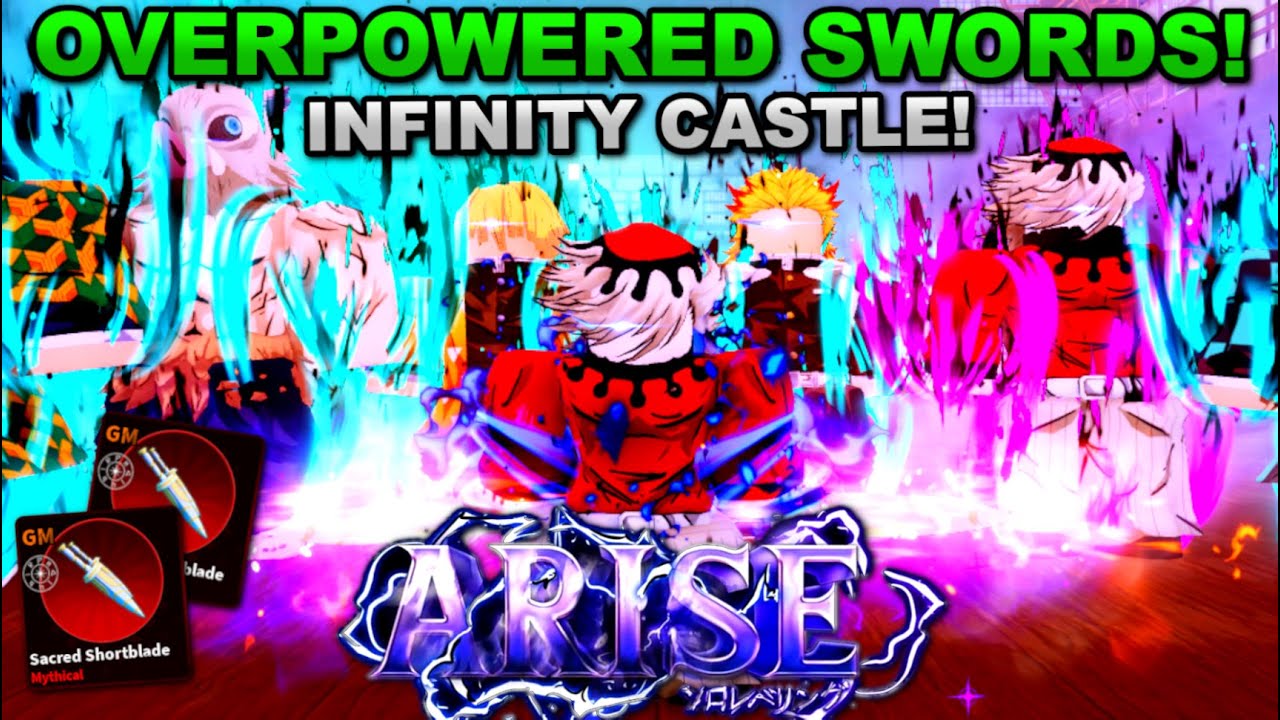 Используем OP-мечи для вторжения в INFINITY CASTLE в кроссовере Roblox Arise... Вот что произошло!