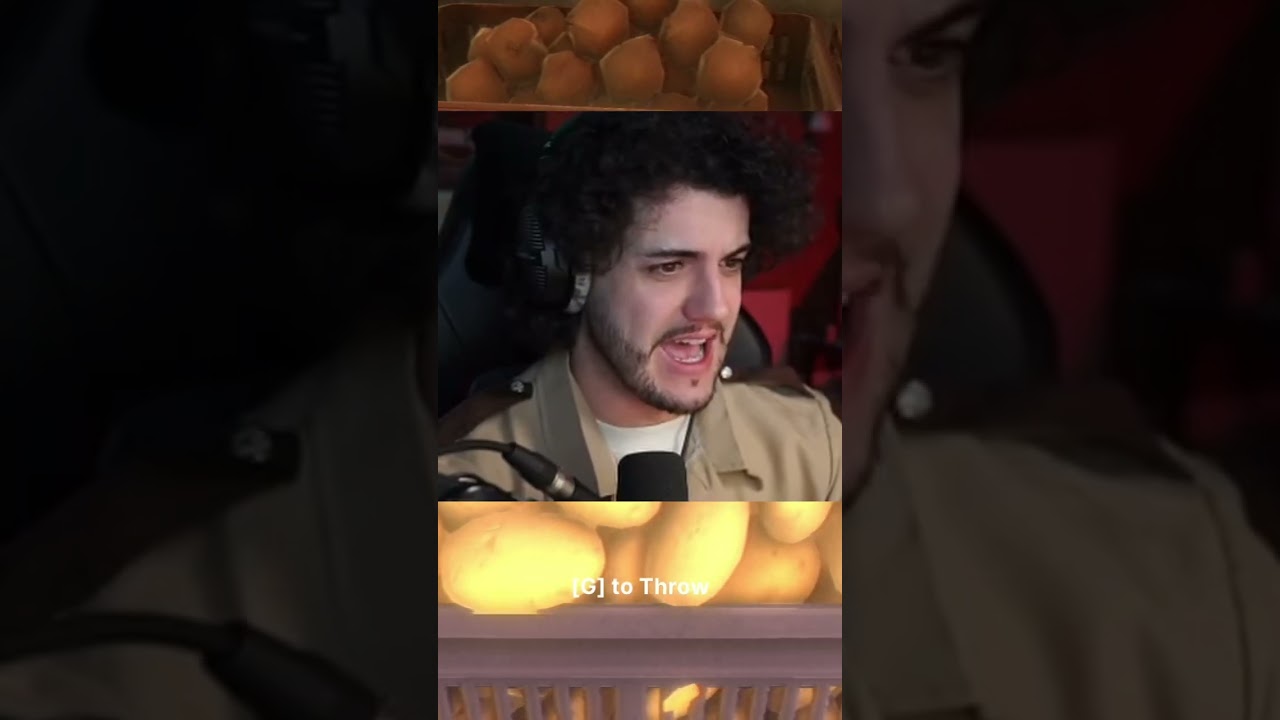 When An Irish Man Sees Potatos #shorts  #mrgibbon #gaming