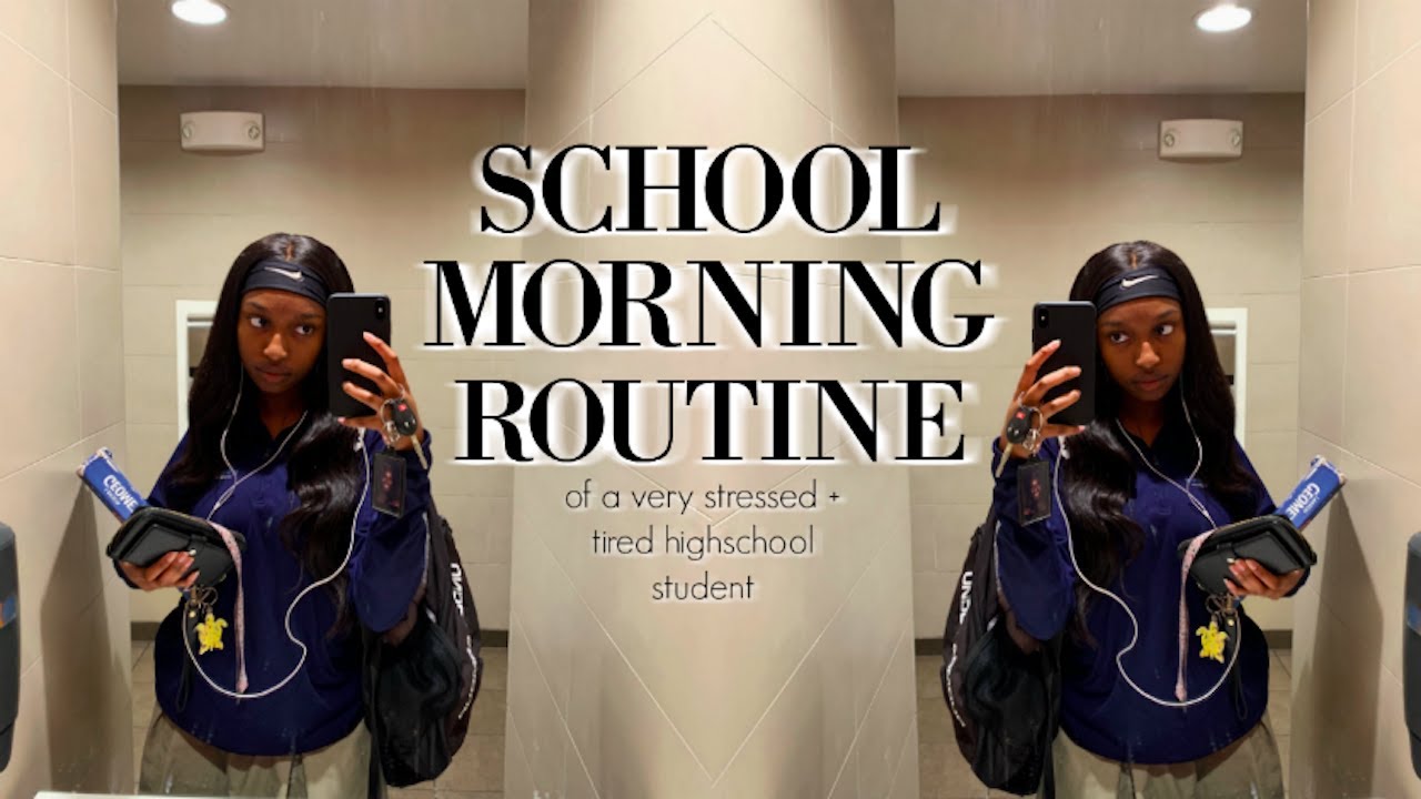 MY REAL SCHOOL MORNING ROUTINE (junior year) | Coco Chinelo