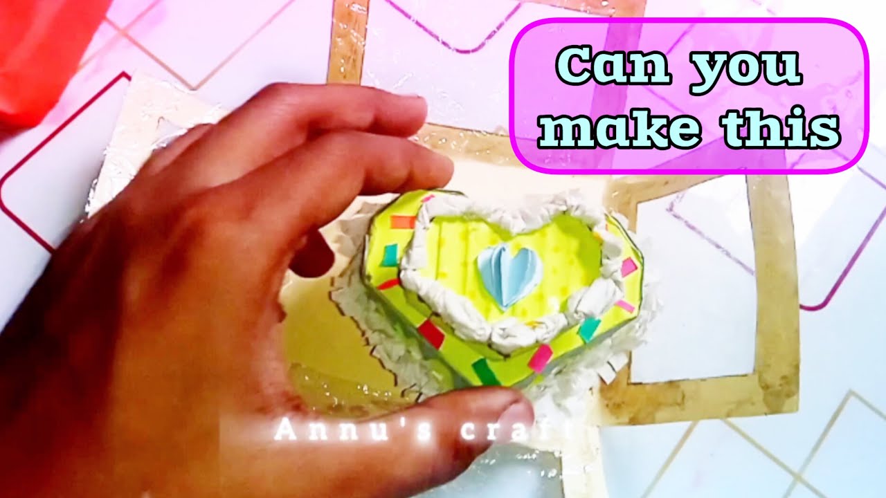 Paper Cake + Gift Box | DIY Craft Idea 🎁💖
