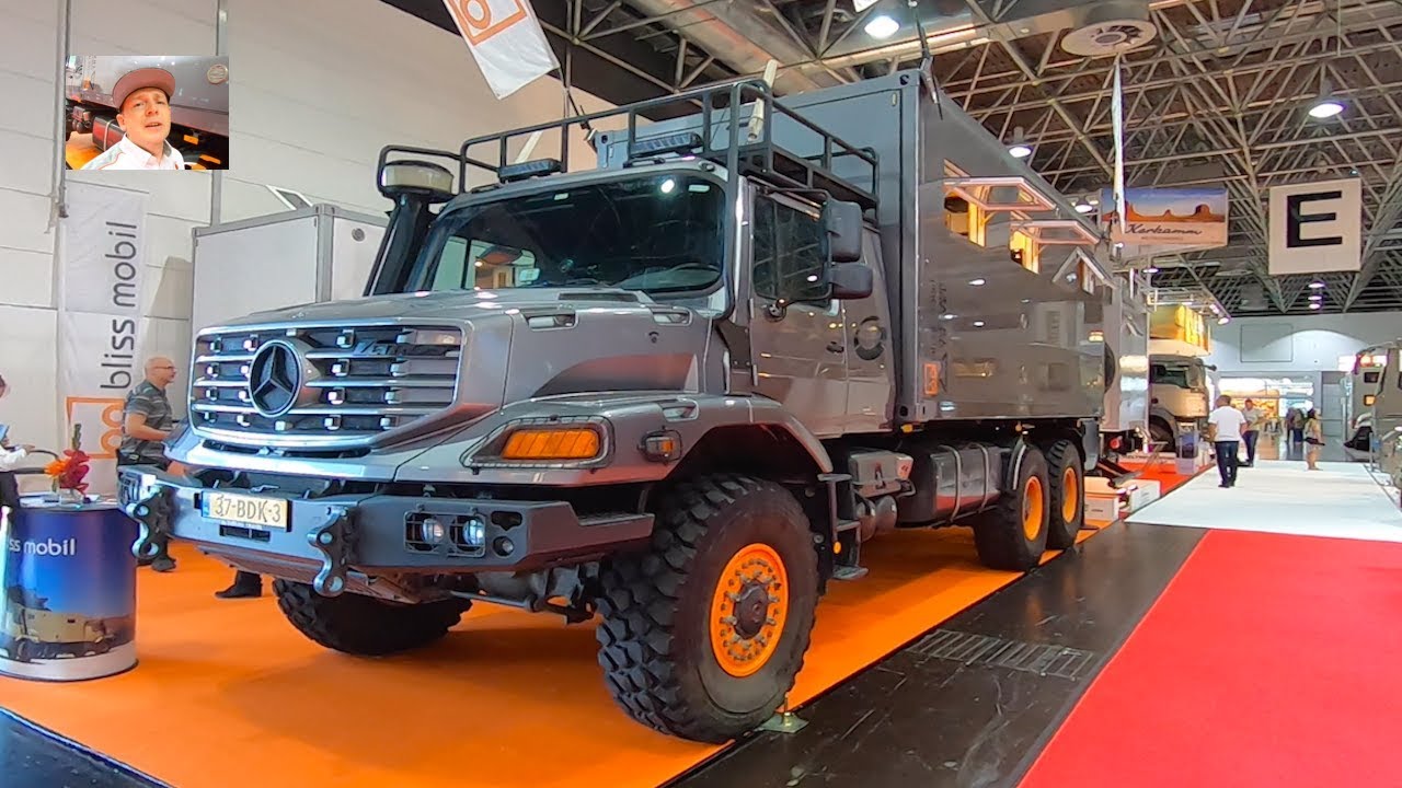 Bliss Mobil Expedition RV Motorhome Camper Van Mercedes Zetros 6x6 truck walkaround + interior W0012