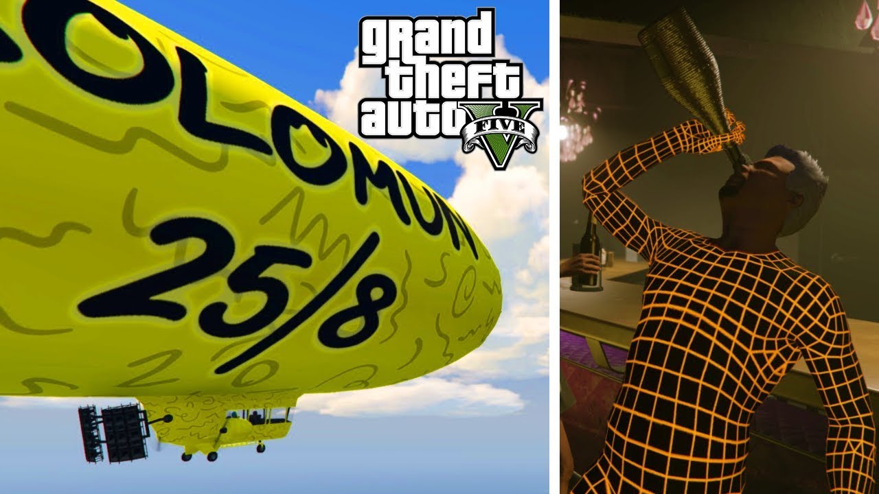 GTA V Freeroam - 150.000 EURO CHAMPAGNE DRINKEN EN ZEPPELIN VLIEGEN! (After Hours Update)