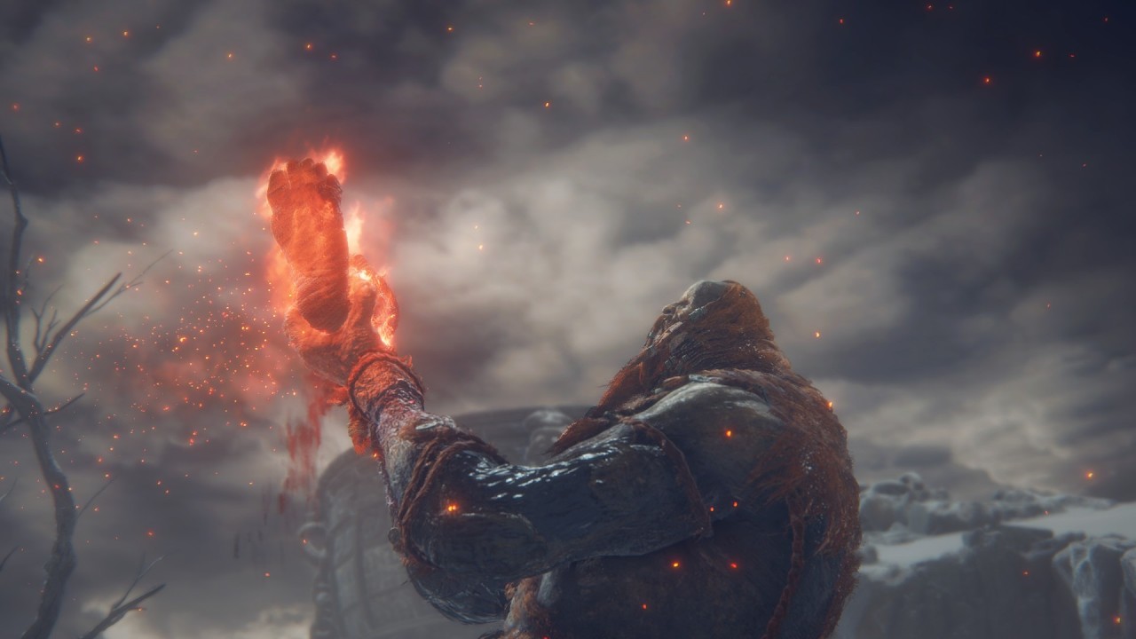 Elden Ring Stories - Young Albinauric defeats the Fire Giant