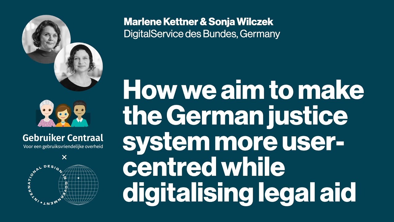 How we aim to make the German justice system more user-centred while digitalising legal aid