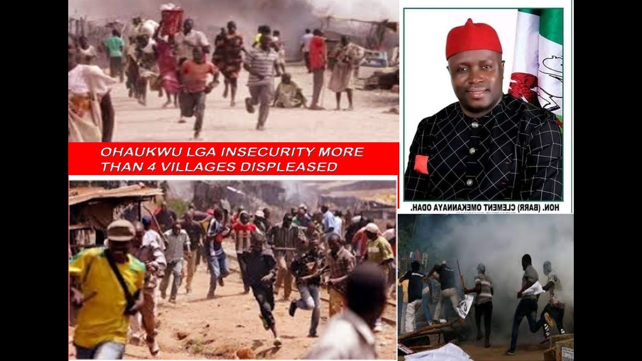MORE THAN 4 VILLAGES DISPLEASED IN OHAUKWU LGA INSECURITY IZZA NATION TAKE A LEAD