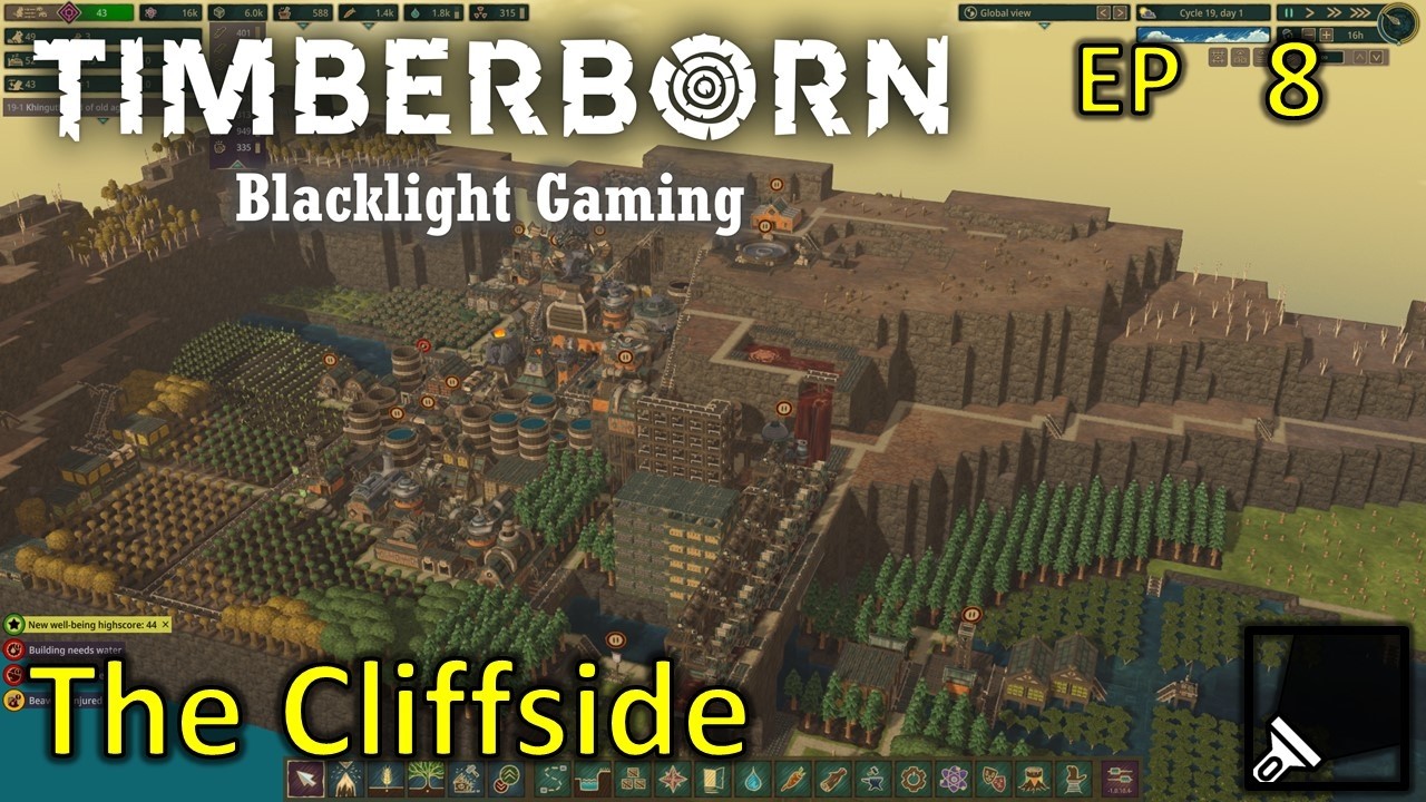 【Timberborn Experimental 1.0】 The Cliffside Gameplay Episode 8