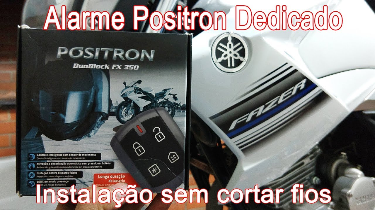 Instalação alarme POSITRON FX350  dedicado pra Fazer 250, Lander e ténéré