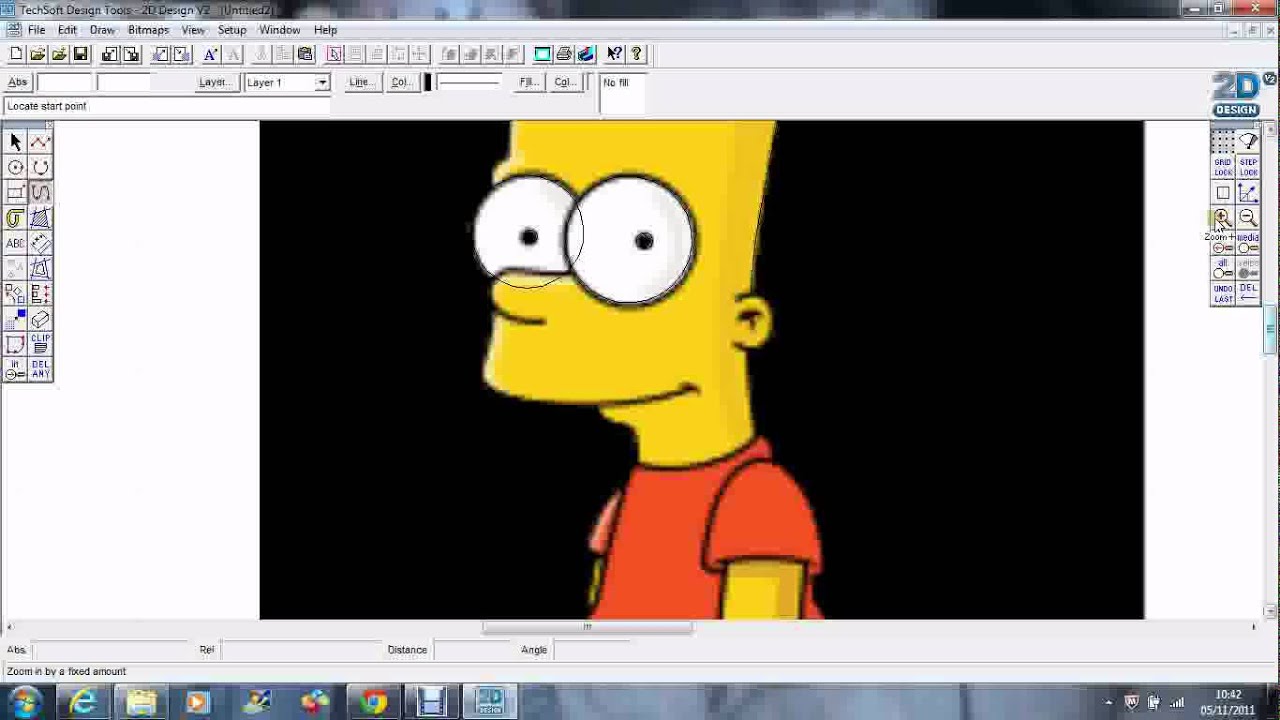 Techsoft 2D Design Tools - Tracing a Drawing
