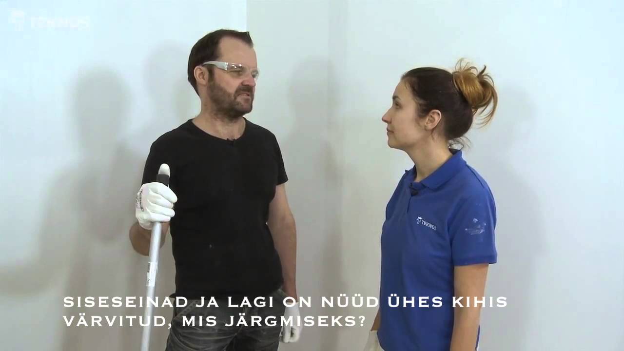 Kipsseina ja lae värvimine