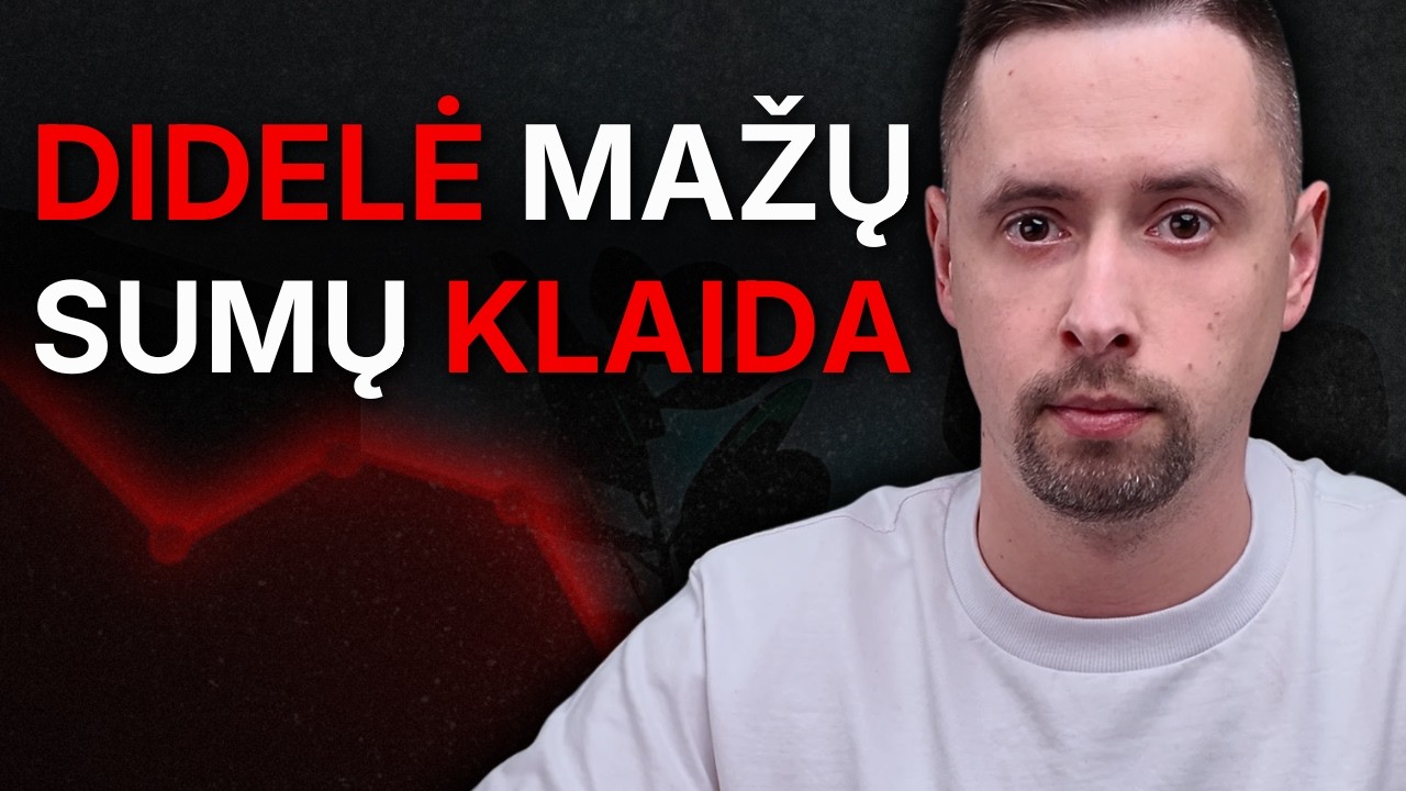 Jei darai &scaron;ią klaidą, taisyk ją nedelsiant